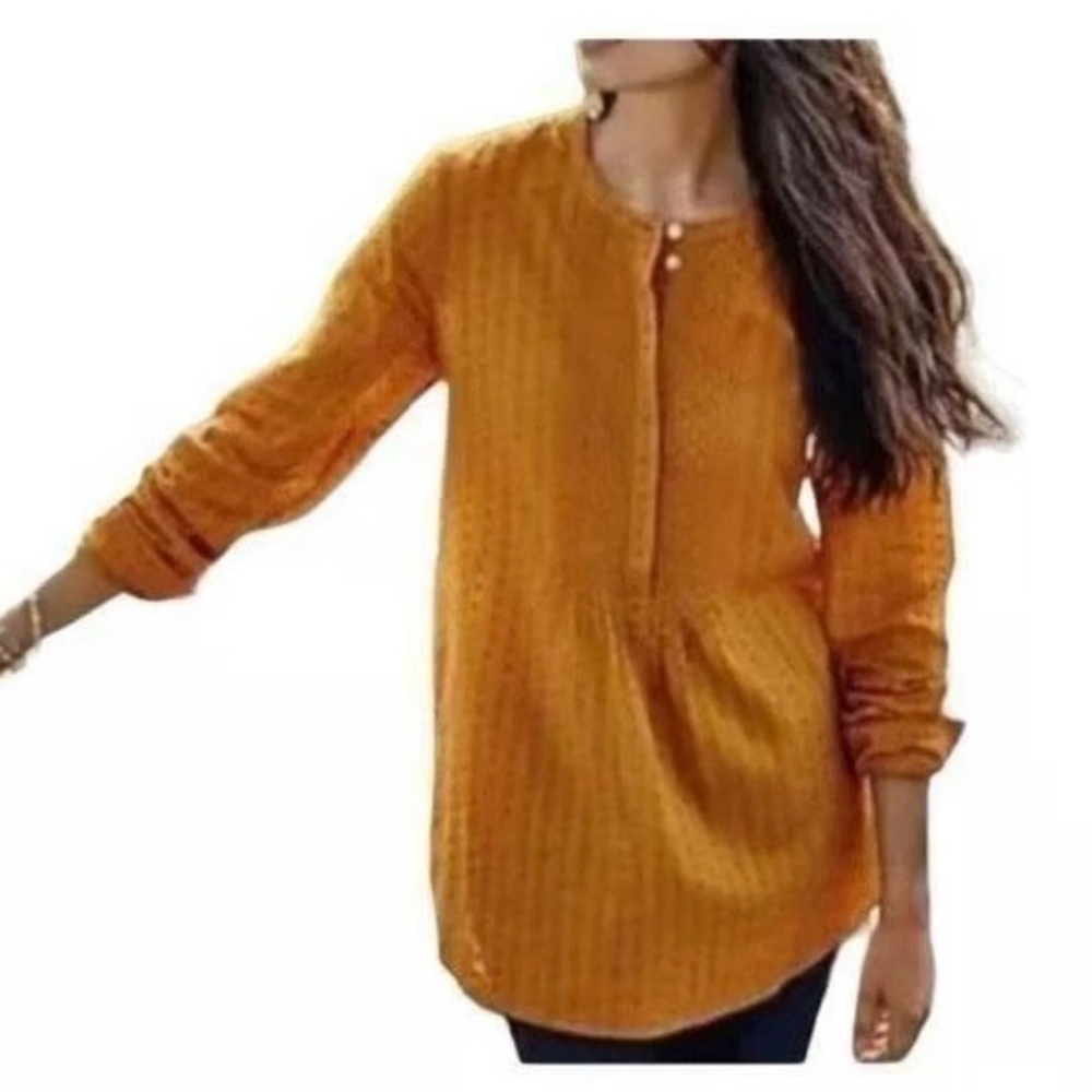 J. Jill women’s pintuck v-neck tunic